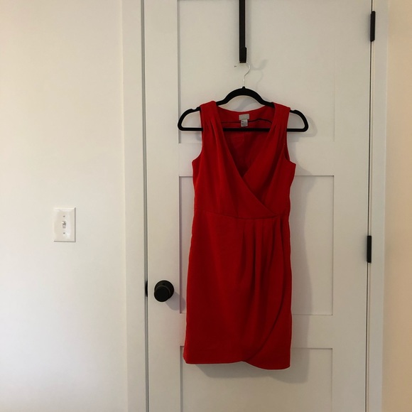 H&M Red Lumberjack Strapless Dress XS main image 0